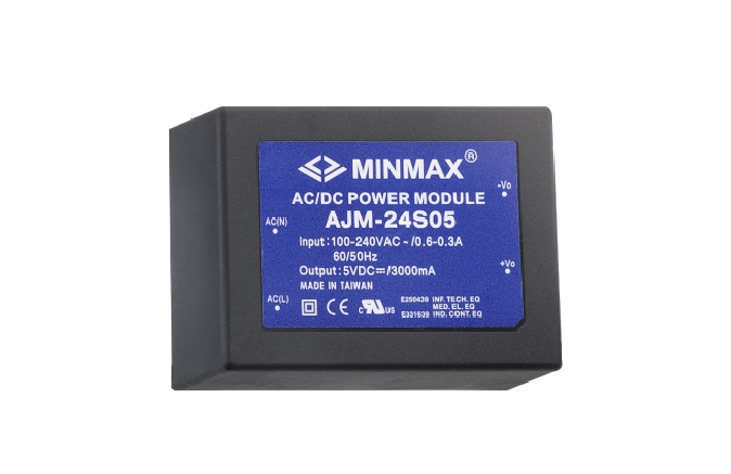 AJM-24 Series 24W AC-DC Power Supplies