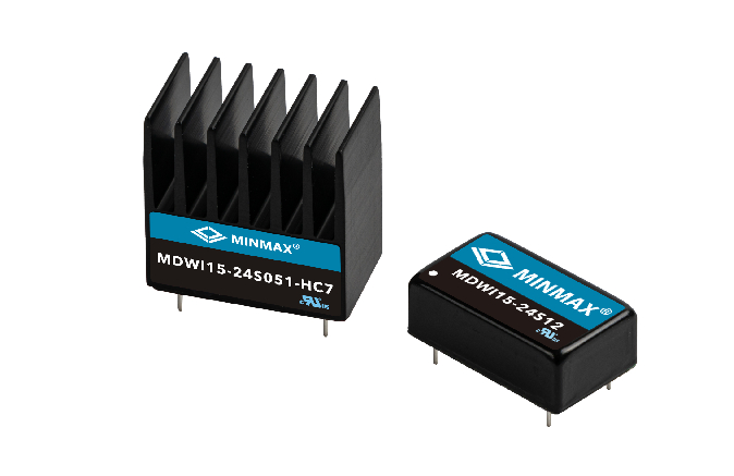 15W DC-DC Converter (MDWI15)  MINMAX TECHNOLOGY 15W DC DC