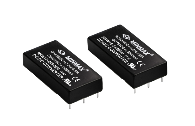 MKW15M Series 15W DC-DC Converters