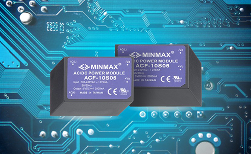 Ultra-compact 10W AC-DC Power Modules for Consumer Electronics, IT Applications and lnstrumentation