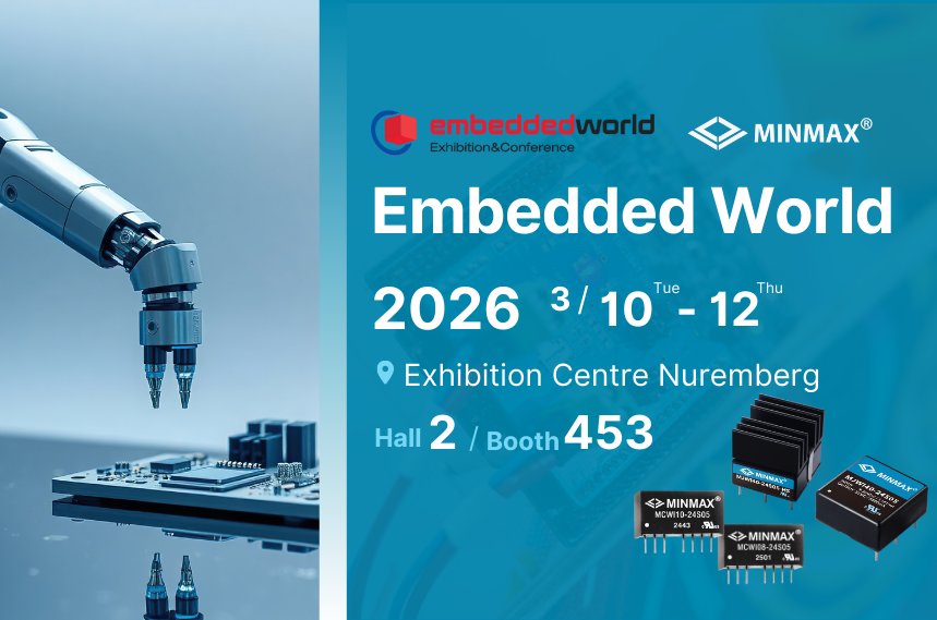 MINMAX at 2026 Embedded World | Visit us at Hall 2, Booth 453!