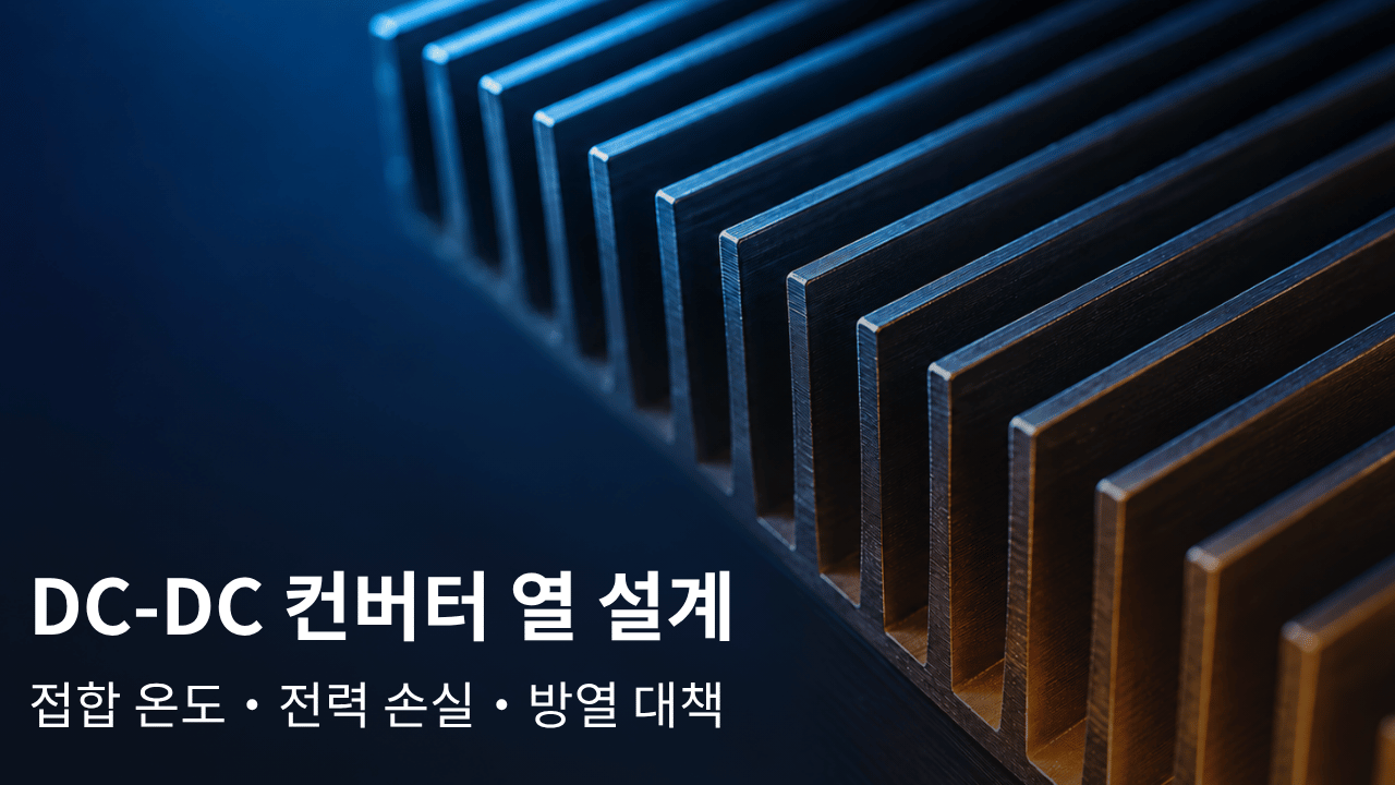 DC-DC 컨버터 열 설계: 접합 온도, 전력 손실 및 방열 대책
