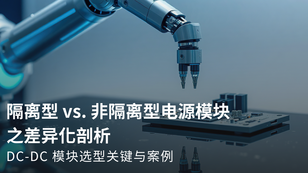 隔离型 vs. 非隔离型电源模块之差异化剖析：DC-DC 模块选型关键与案例