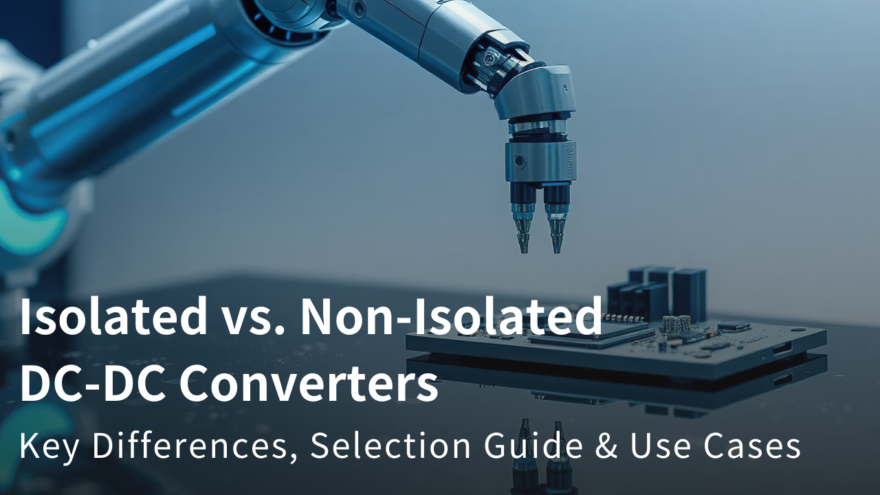 Isolated vs. Non-Isolated DC-DC Converters:Key Differences, Selection Guide & Use Cases